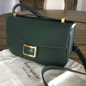 Kate Spade Green Katy Convertible Medium Bag